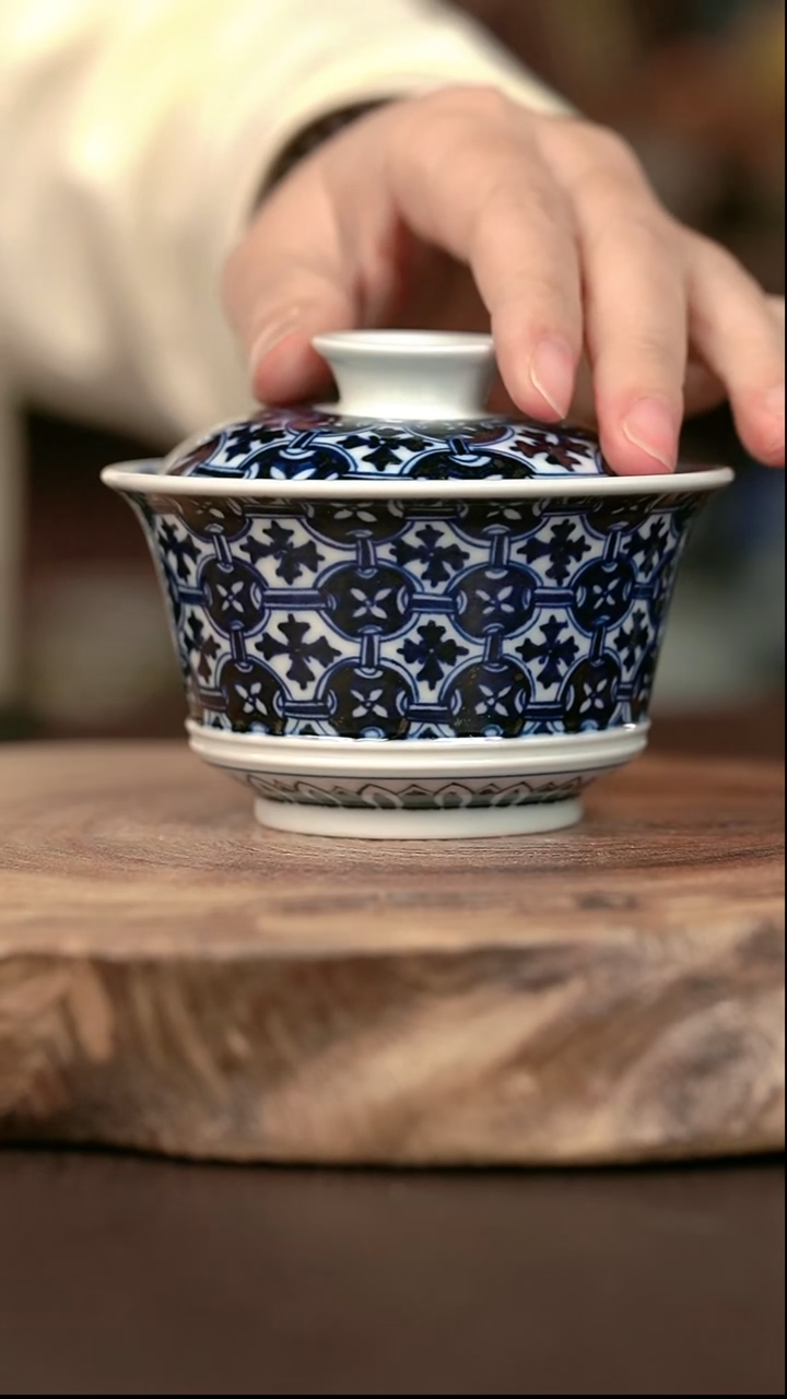 手绘微瑕高温现代瓷 气窑  新款矮马蹄150C