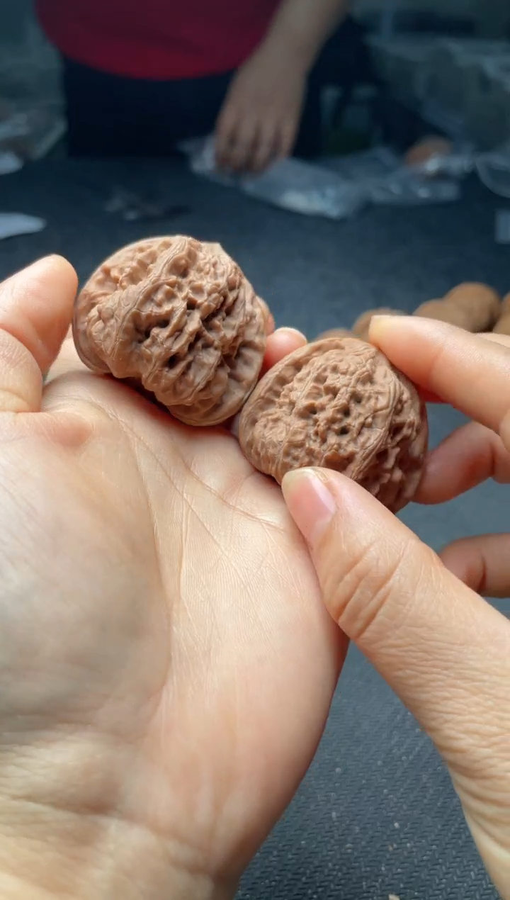 把件文玩核桃w307 凹底 42尺