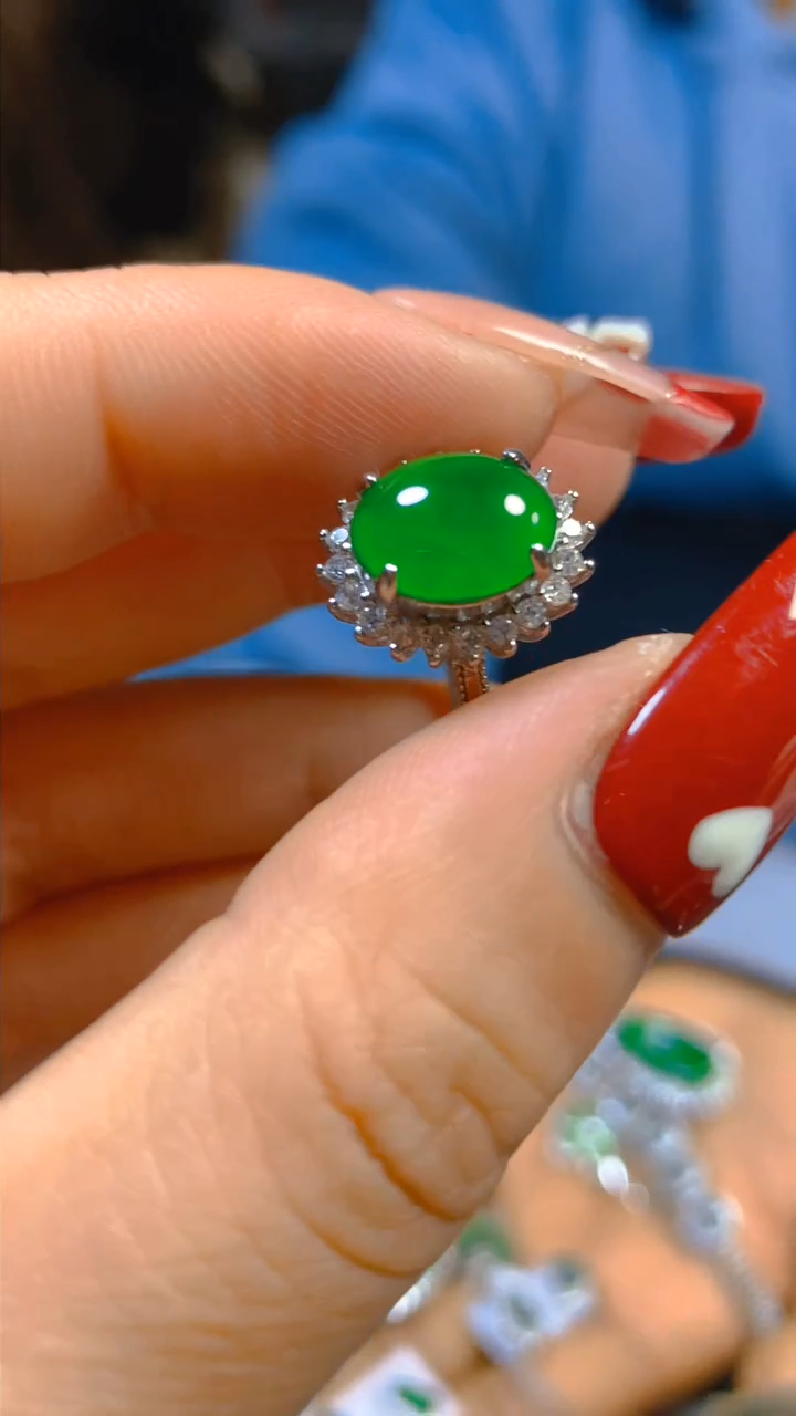 【闪购商品】翡翠戒指未镶嵌0514926811多样性发一