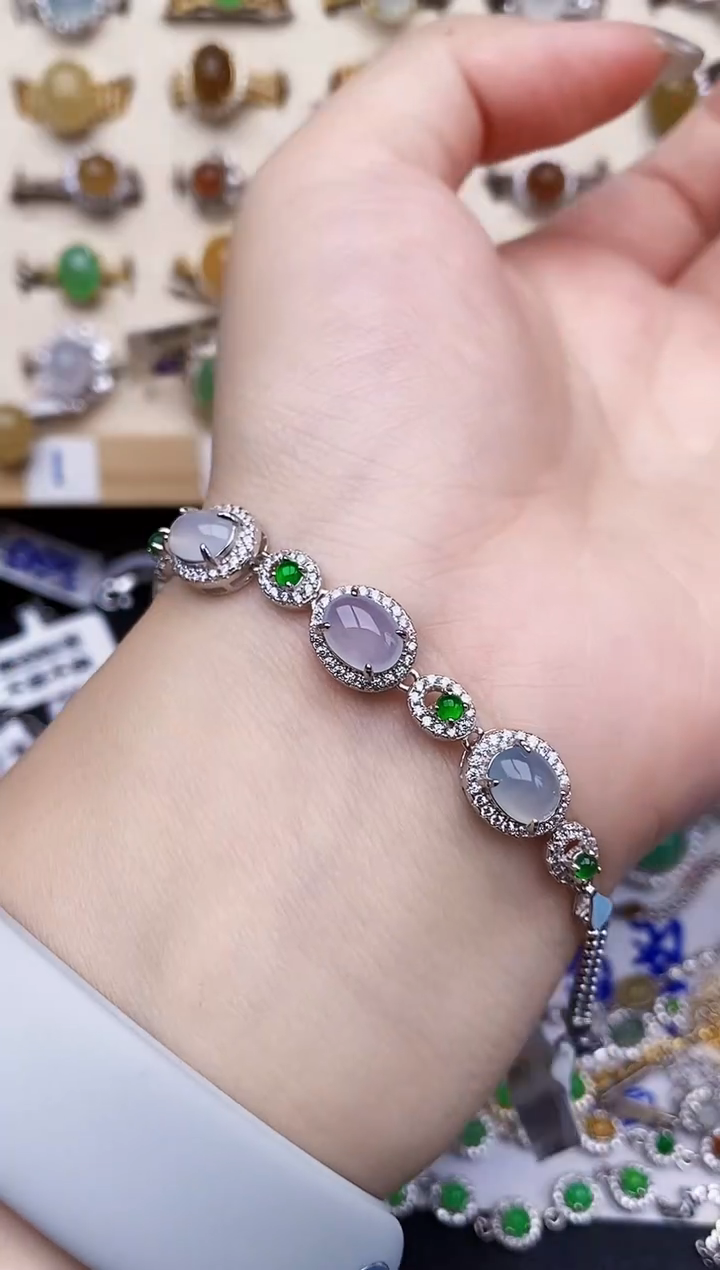 银S925镶嵌戒指翡翠251