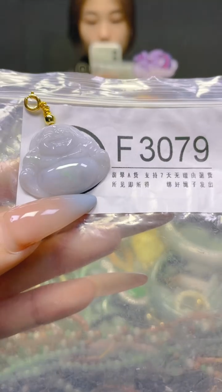翡翠未镶嵌颈饰/F/翡翠A货，一件也是批发价