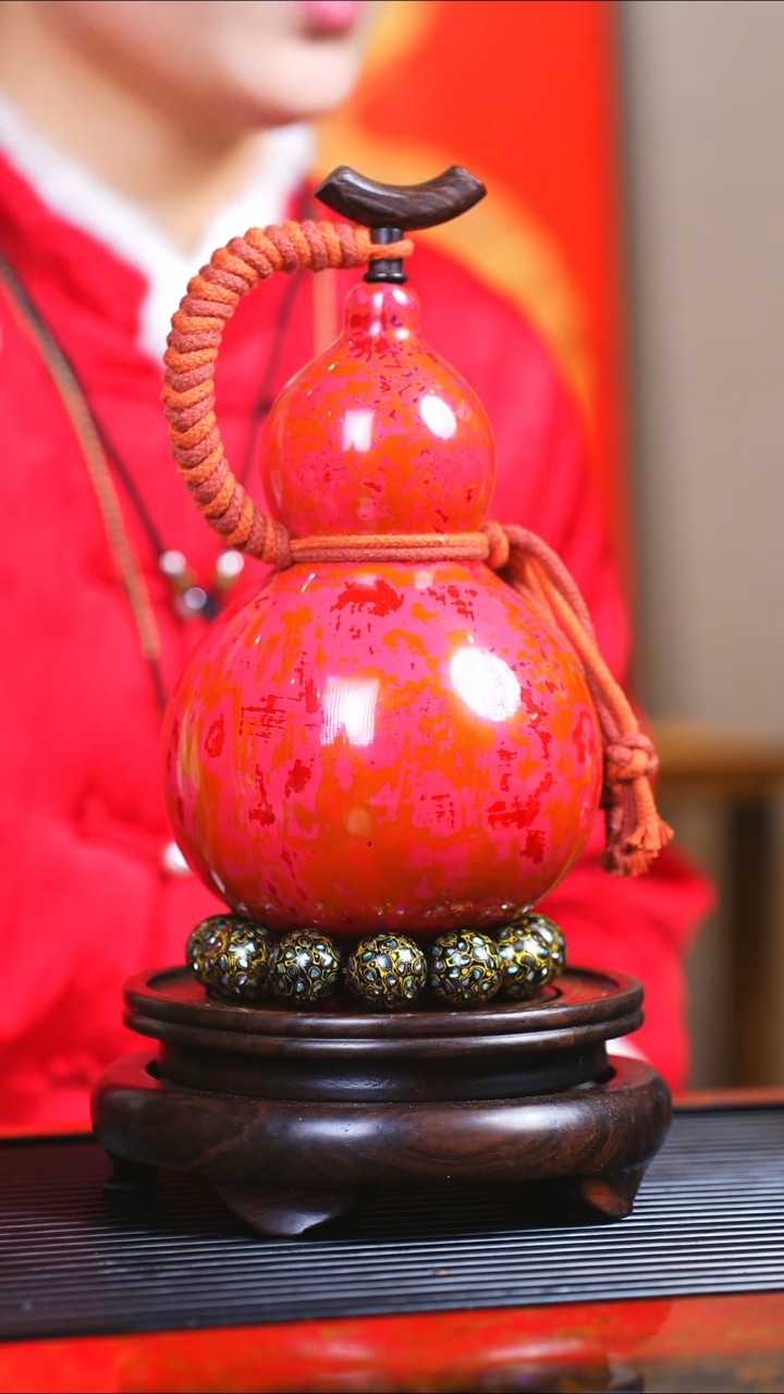 【闪购商品】JE138过年首选非遗大漆酒葫芦