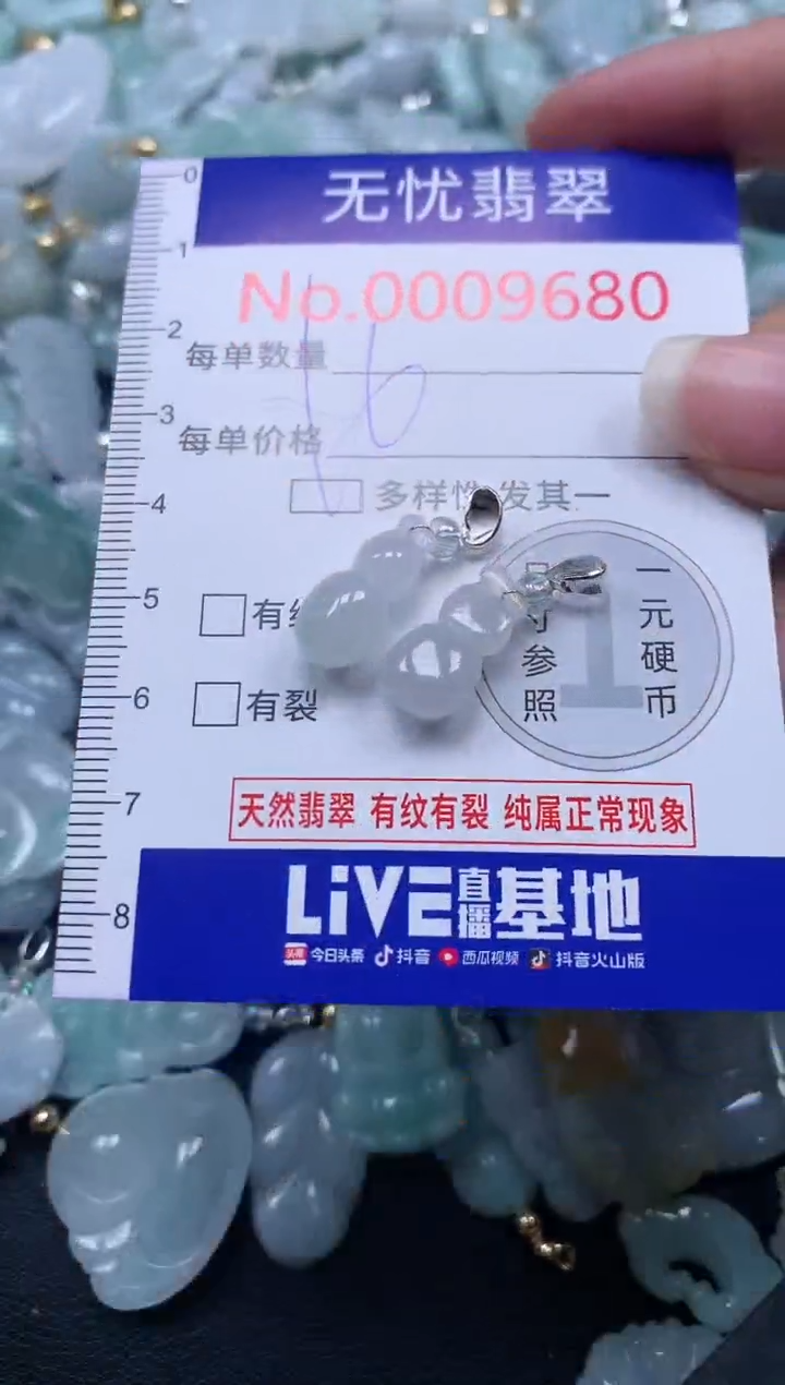 颈饰未镶嵌翡翠9680