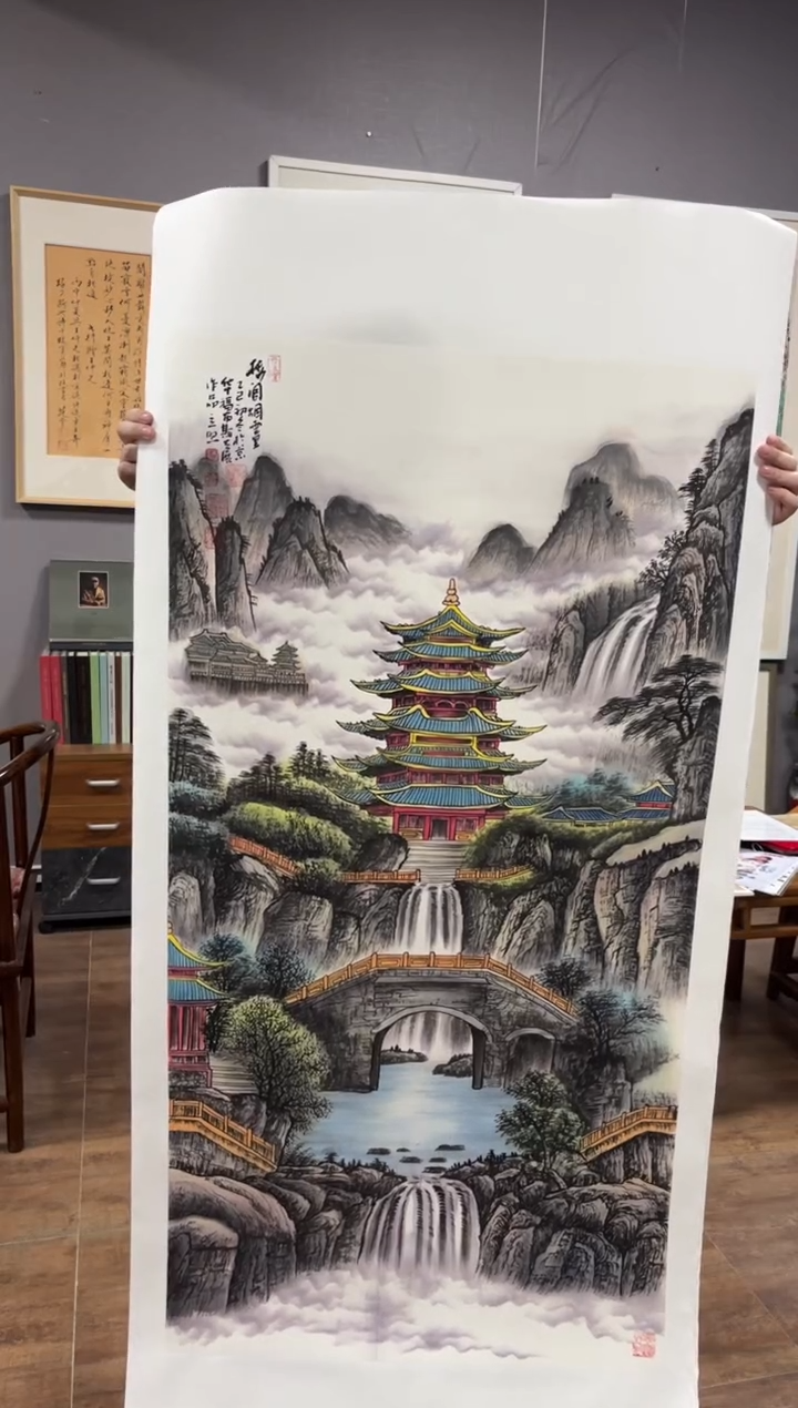 国画师立照老师国画作品