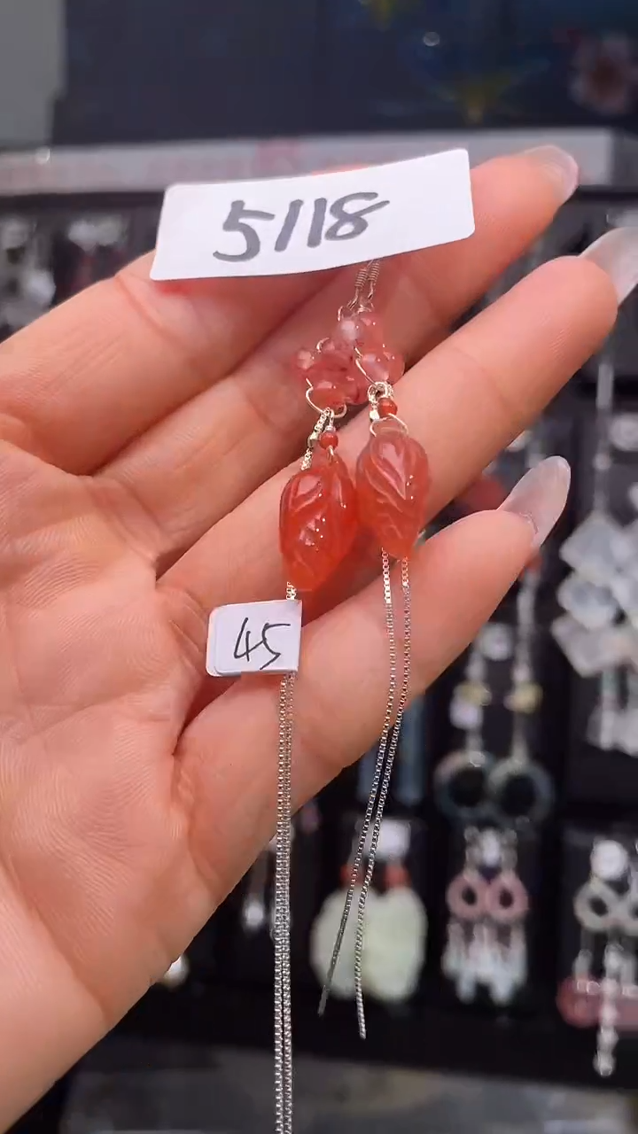 银S925镶嵌耳饰紫晶喜欢拍