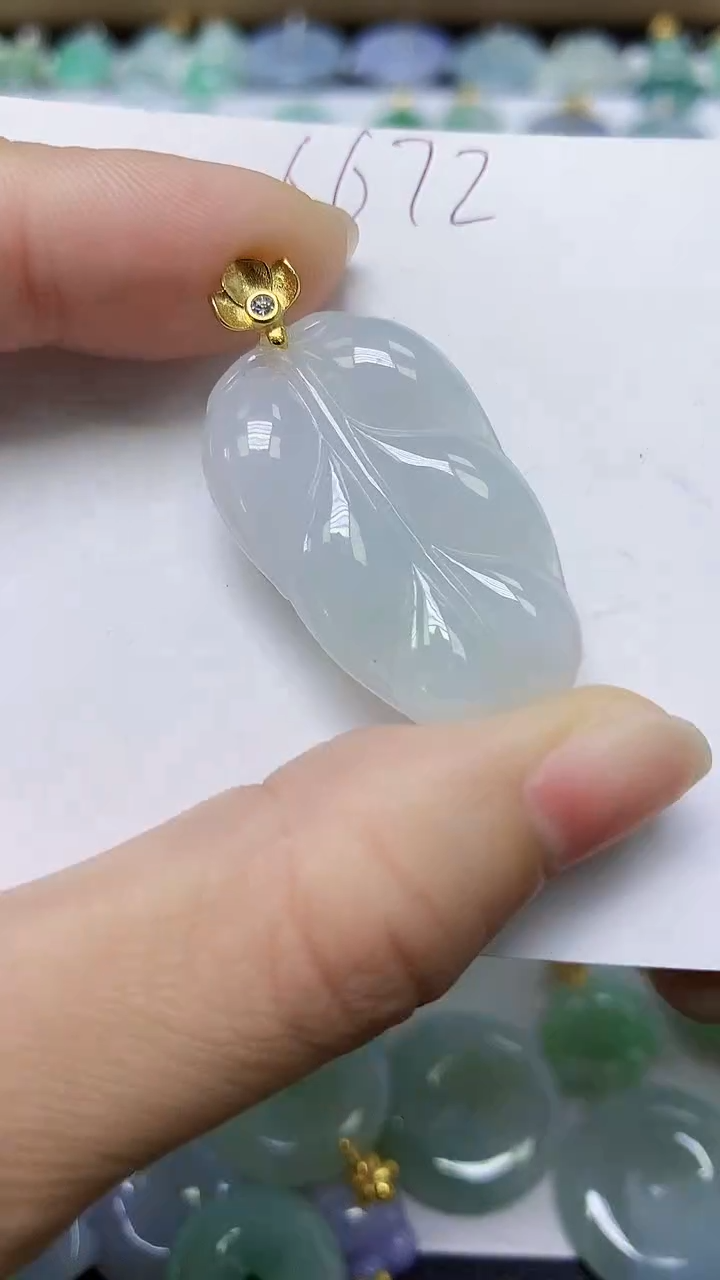 颈饰未镶嵌翡翠天然缅甸A货翡翠百元以上9元证书费自理