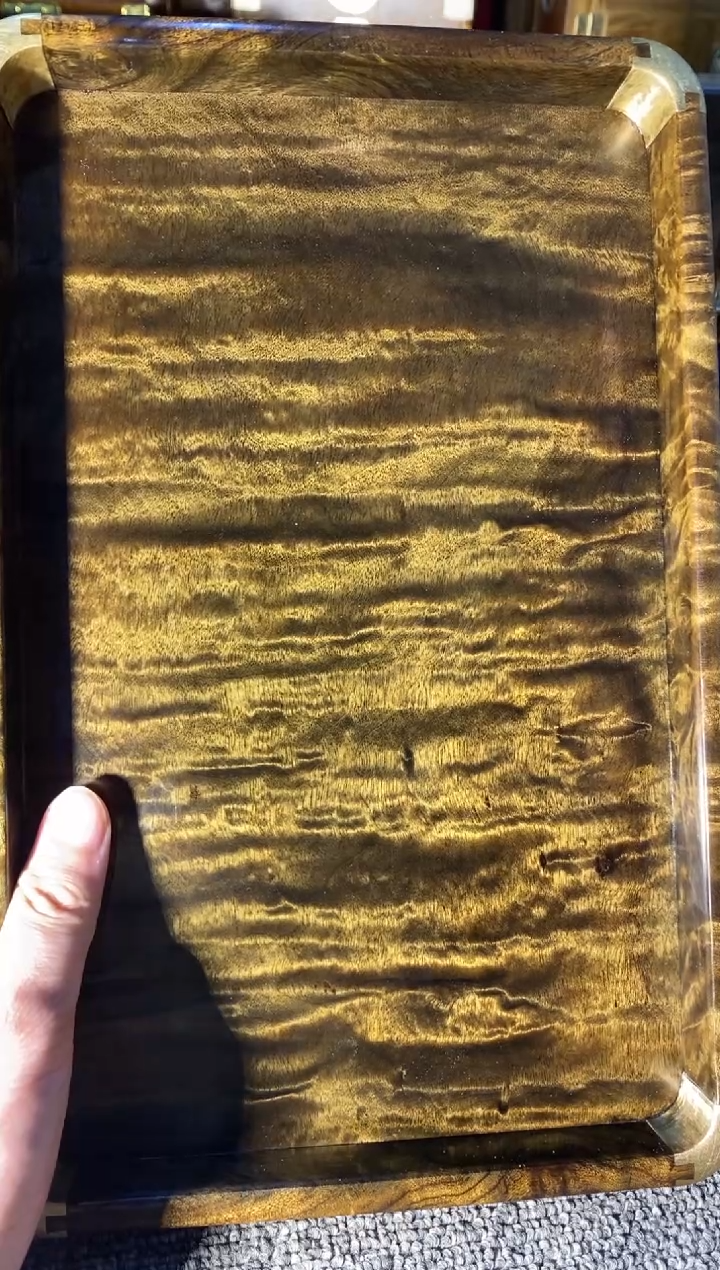 【闪购商品】金丝楠木艺阴沉文承盘F4