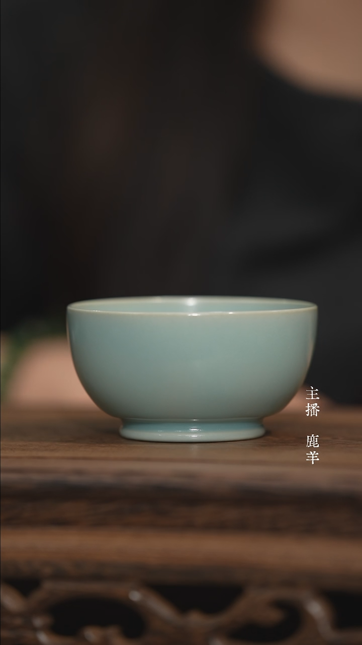 卷足大罗汉杯150ml-汝瓷张海英-羊