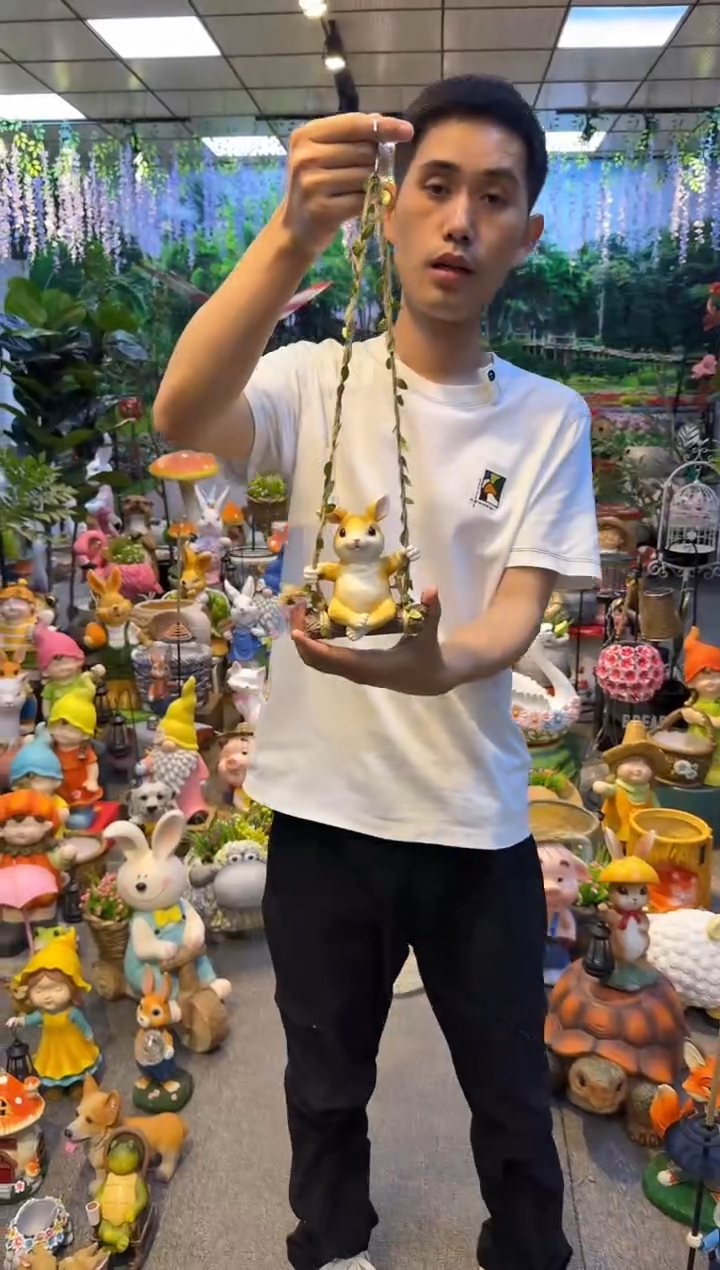 无花朵花园庭院摆件&00&