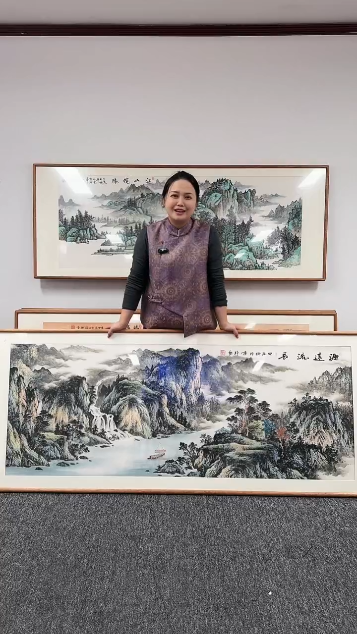 【闪购商品】国画源远流长210*80周亮珍