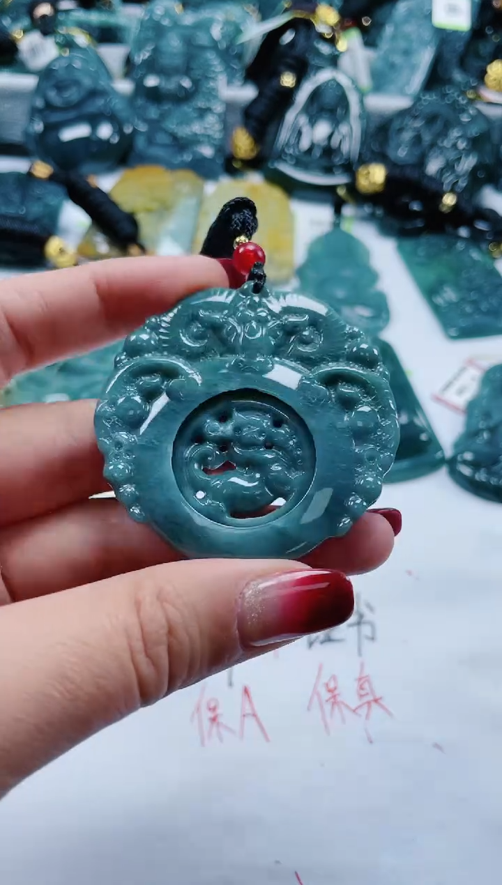 【闪购商品】翡翠颈饰未镶嵌多样性发货一件发货-三羊开泰