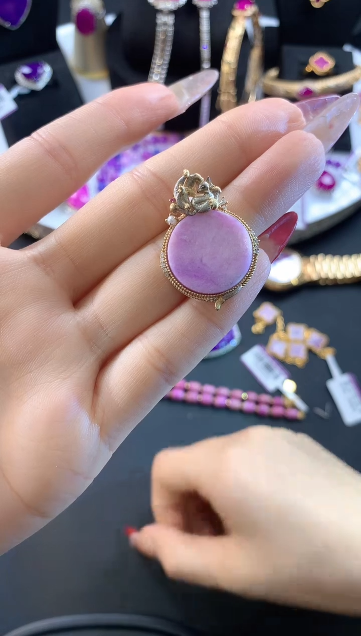 【闪购商品】苏纪石（舒俱来）.18K金镶嵌舒俱来吊坠