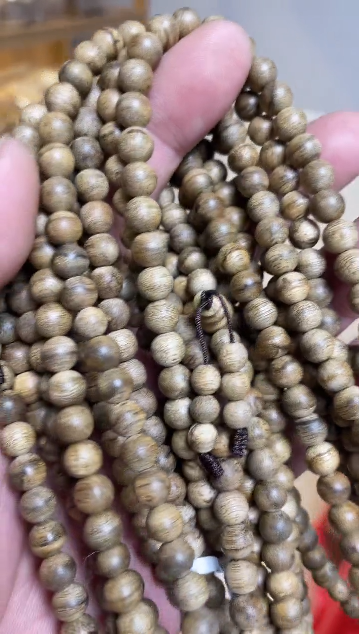 【闪购商品】沉香手串达拉干圆珠长串土沉0.7多样性发其一