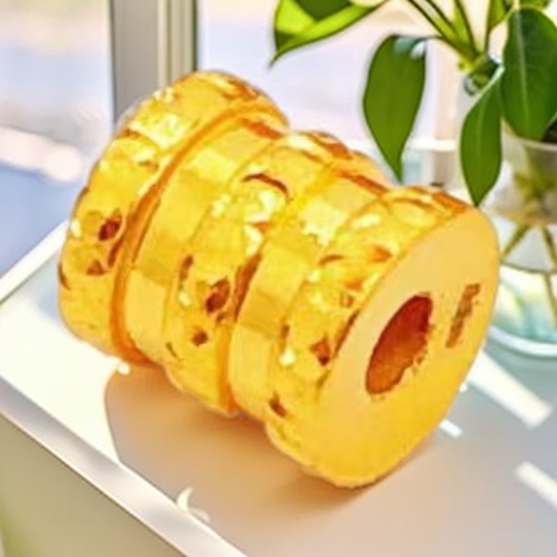 18K金小蛮腰路路通配件diy可做吊坠 百搭款