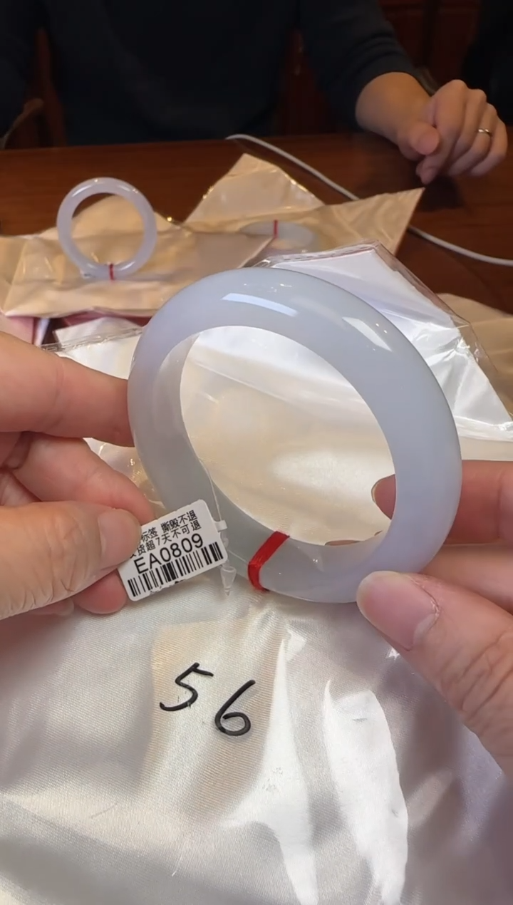 未镶嵌手镯翡翠56正圈EA0809(100元运营费