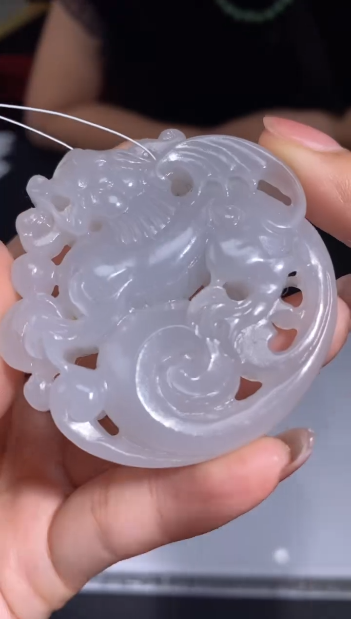 颈饰未镶嵌和田玉34873