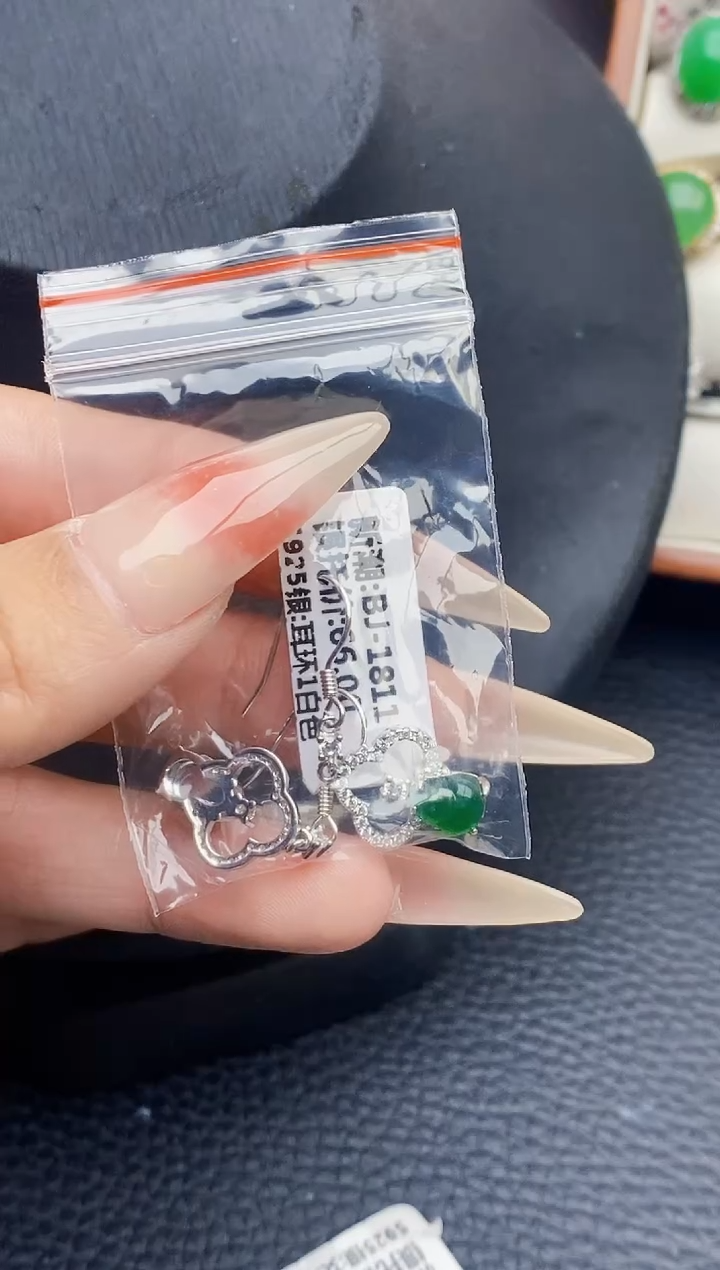 银S925镶嵌戒指翡翠1***伙2122