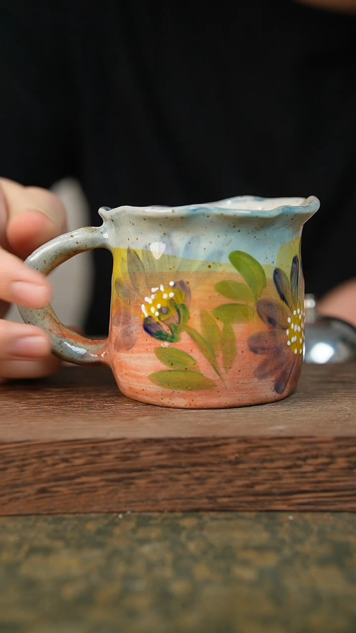 摆件泥垚手作 景德镇手工手绘器物