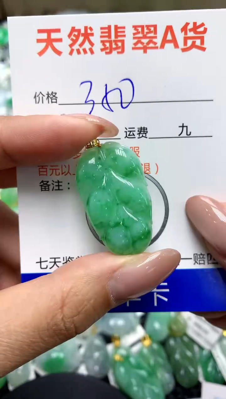 【闪购商品】翡翠颈饰18K金镶嵌111111111