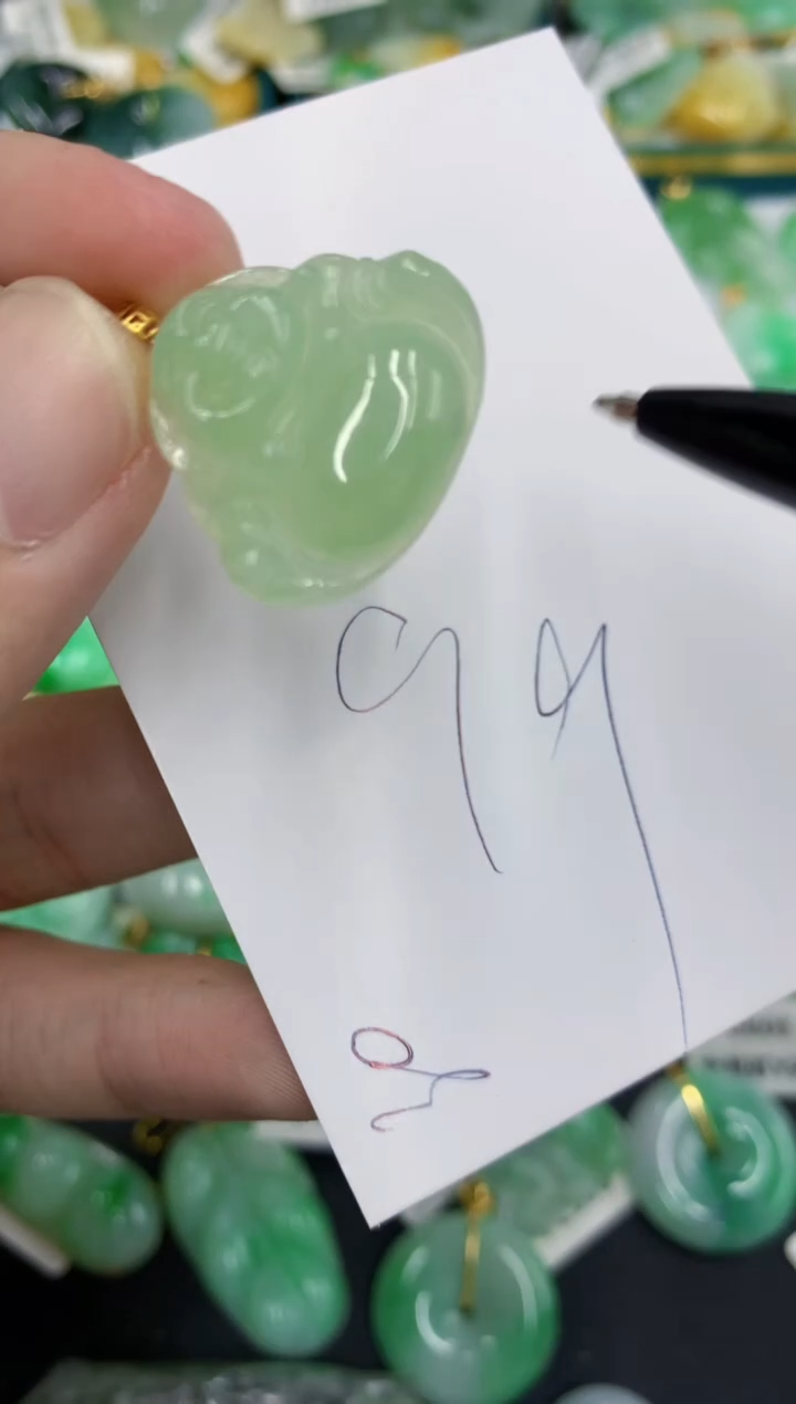 【闪购商品】翡翠颈饰18K金镶嵌号链接1111111