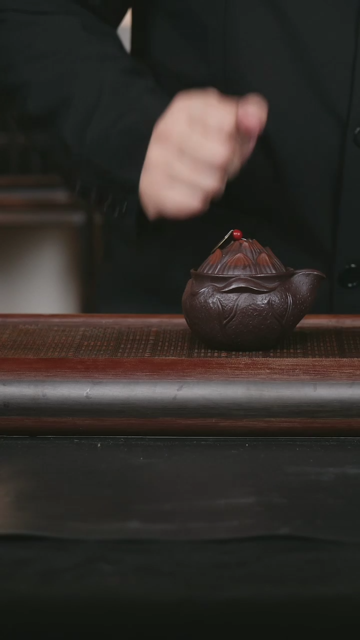 【闪购商品】紫砂茶壶23 原矿紫砂壶 鸿运当头 