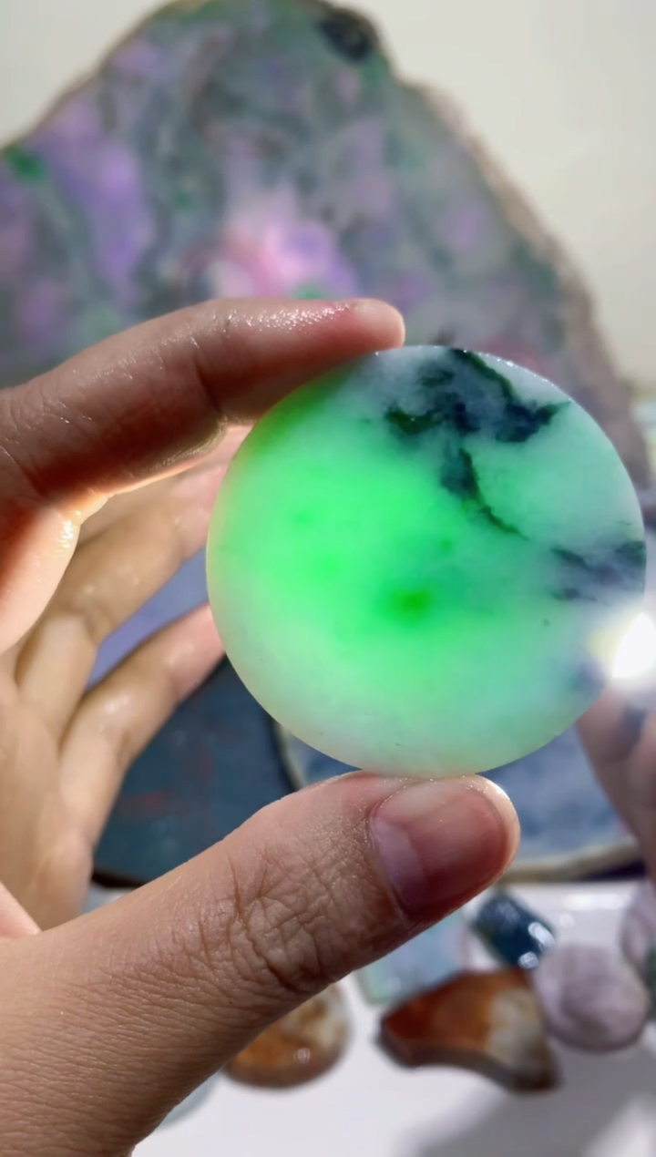 裸石翡翠0蒙0翡翠珠宝883