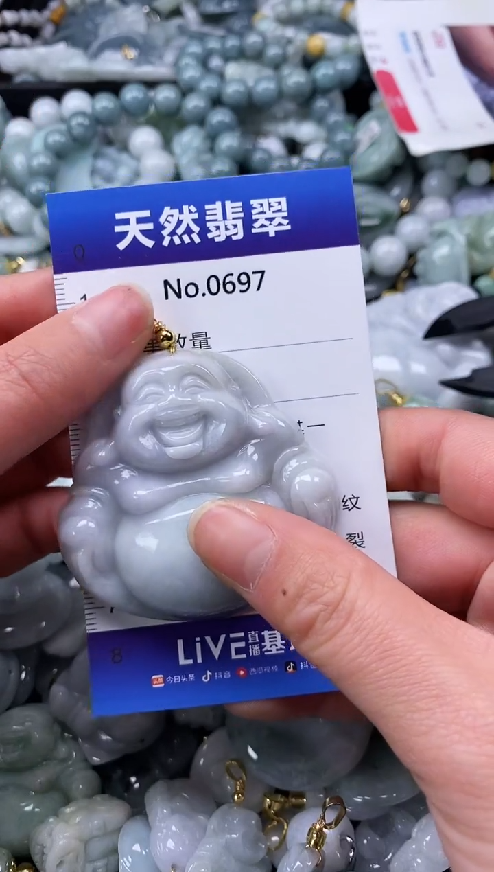 【闪购商品】翡翠颈饰未镶嵌缅甸A货翡翠0697