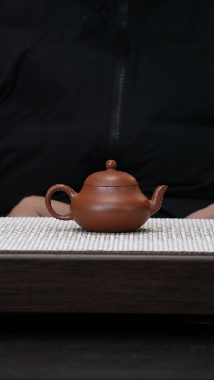 【闪购商品】紫砂茶壶原矿紫砂壶红降坡孟臣小款110cc