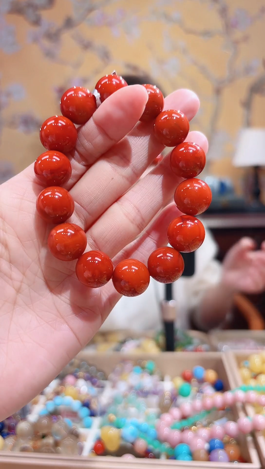 未镶嵌手链南红玛瑙设计款手串