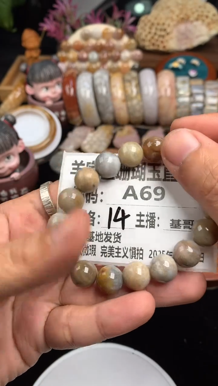 【闪购商品】硅化珊瑚（珊瑚玉）手镯未镶嵌A69