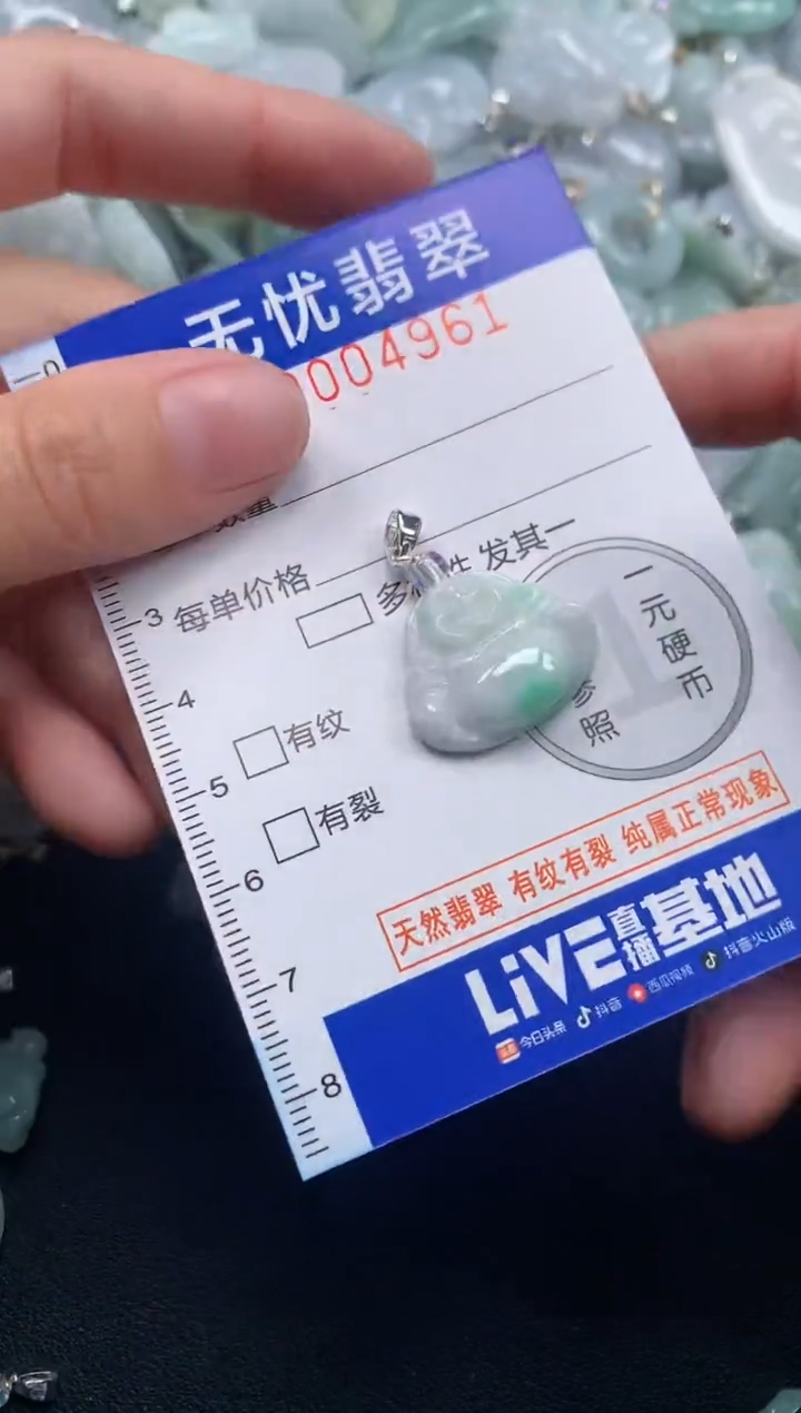 颈饰未镶嵌翡翠4961