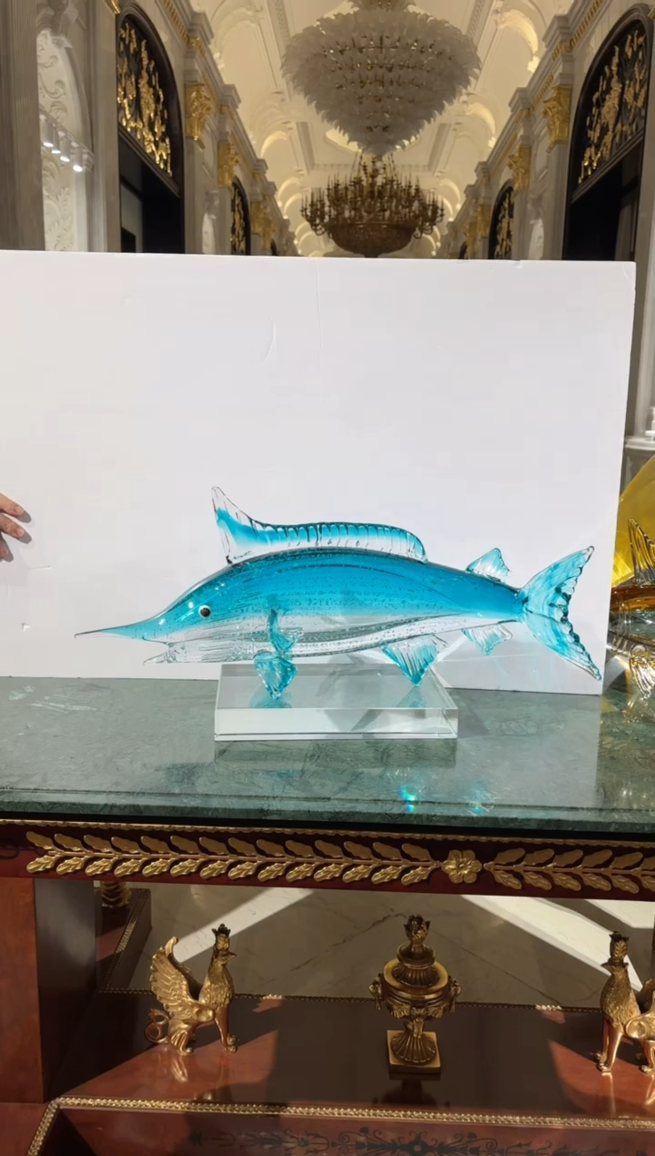 【闪购商品】摆件AJ06700天青色旗鱼摆件