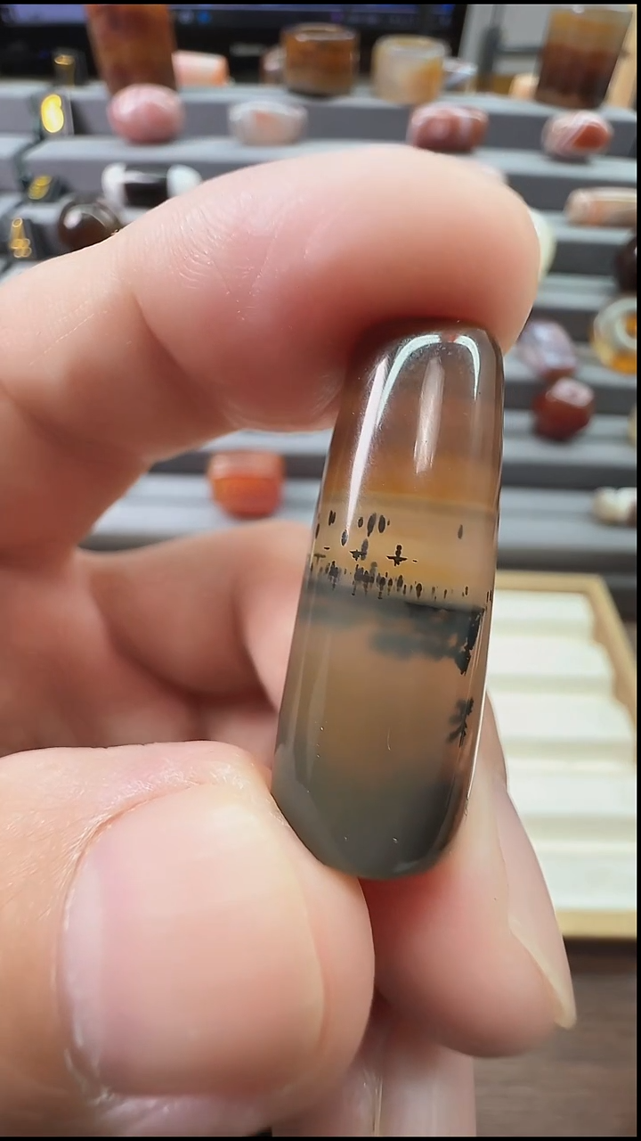 未镶嵌颈饰玛瑙/玉髓玛瑙33*12