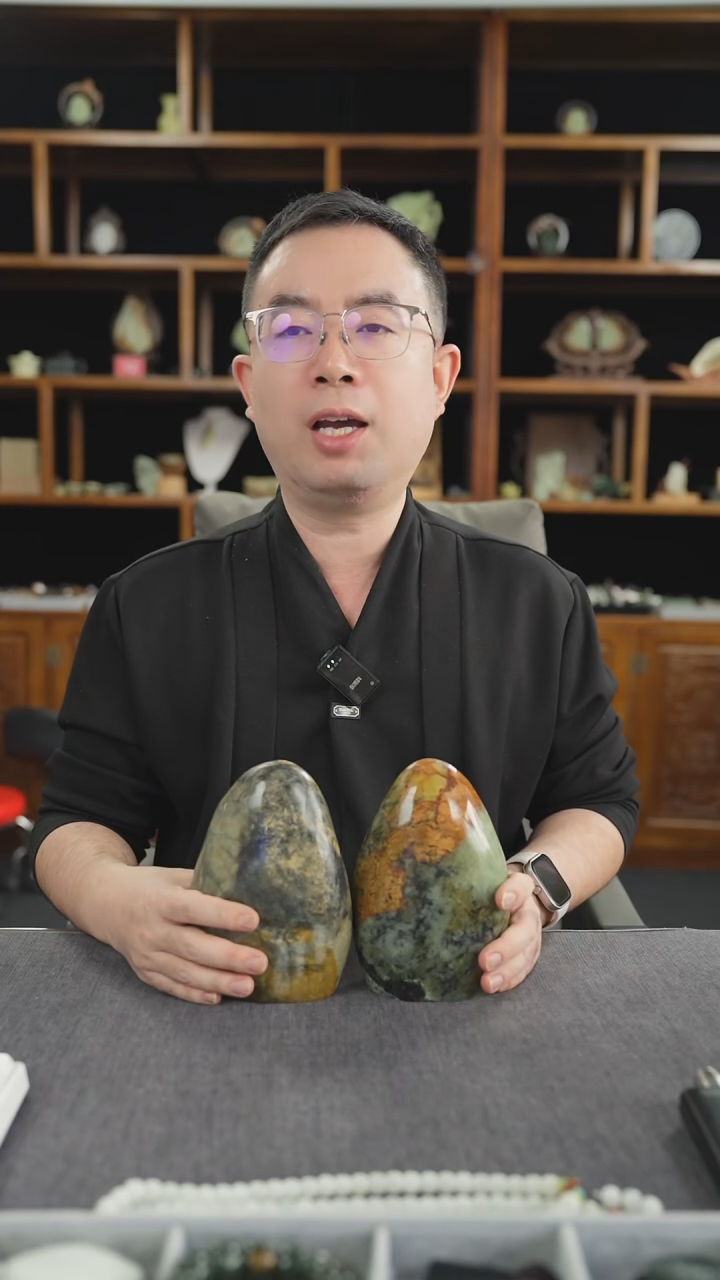 未镶嵌岫玉摆件多样性发其一