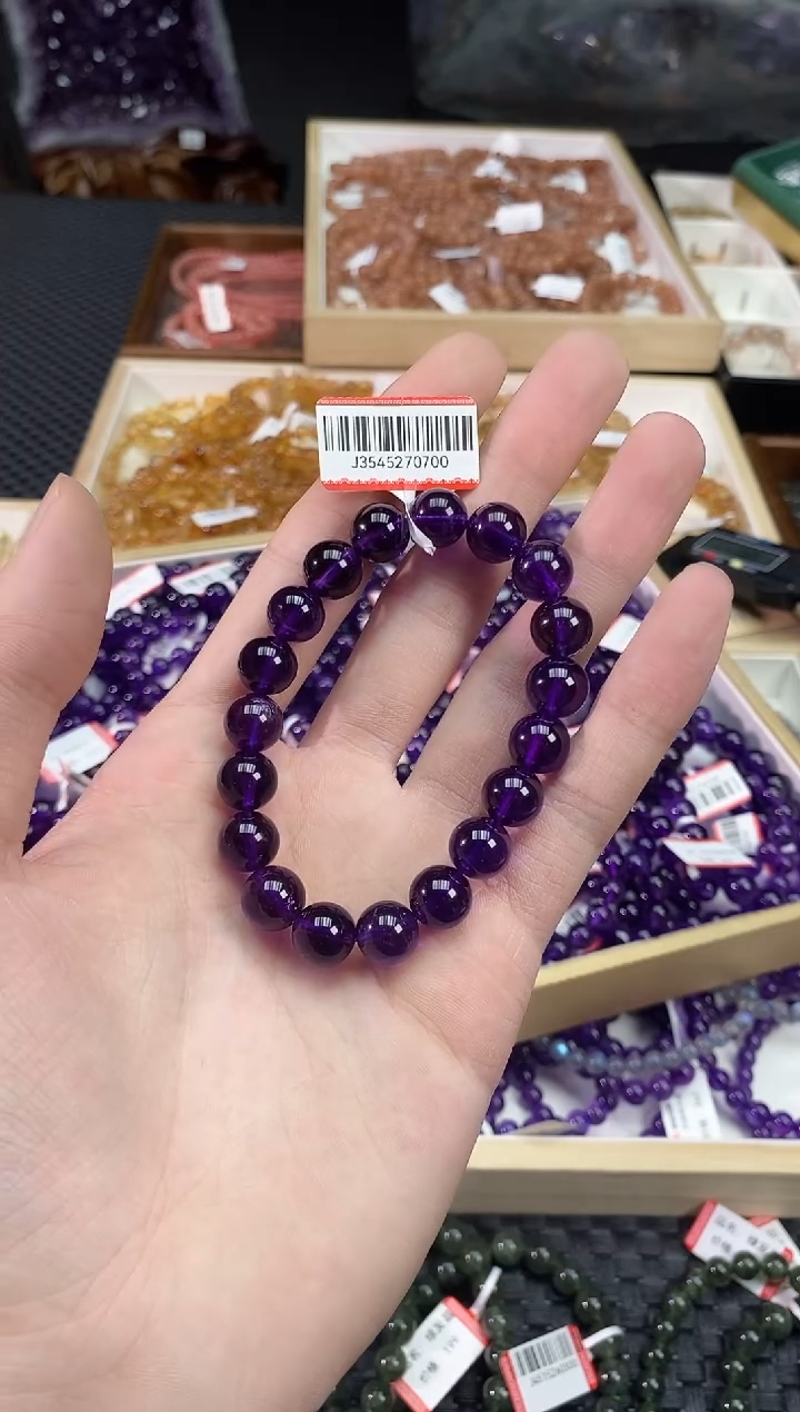 水晶手链未镶嵌乌拉圭卡10mm+