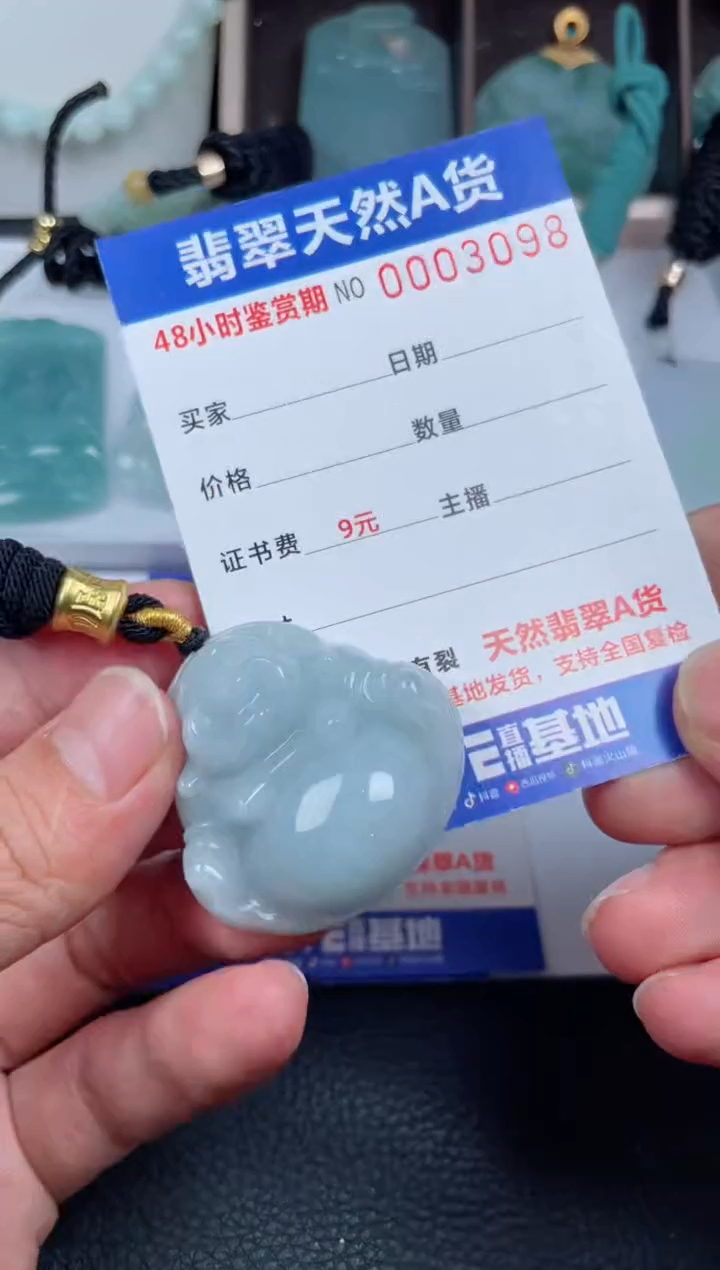 翡翠未镶嵌颈饰