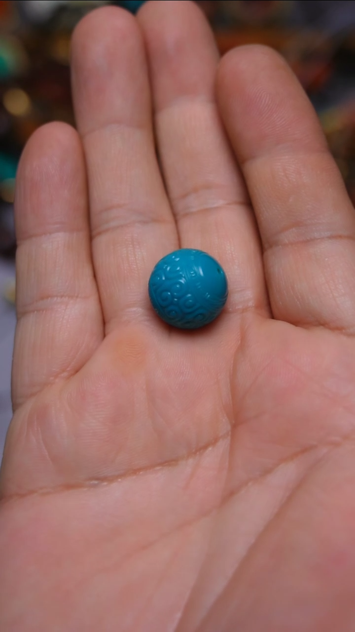 【闪购商品】绿松石珠子未镶嵌1987-0006