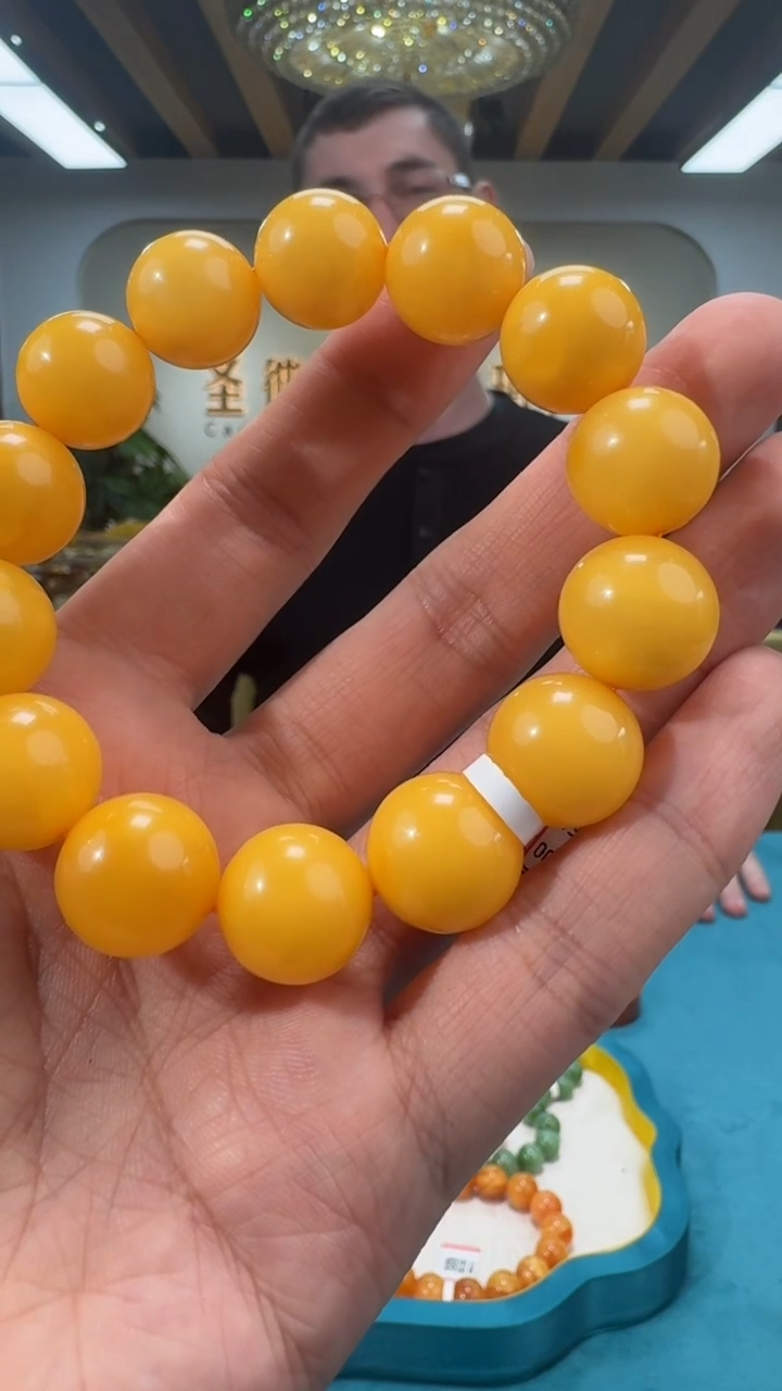 【闪购商品】琥珀手链未镶嵌天然琥珀蜜蜡手串SC023