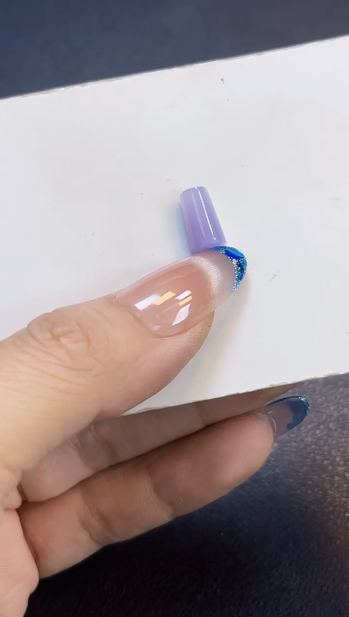 裸石翡翠吴晓梅43紫罗兰无事柱10.1*6.1*4.4