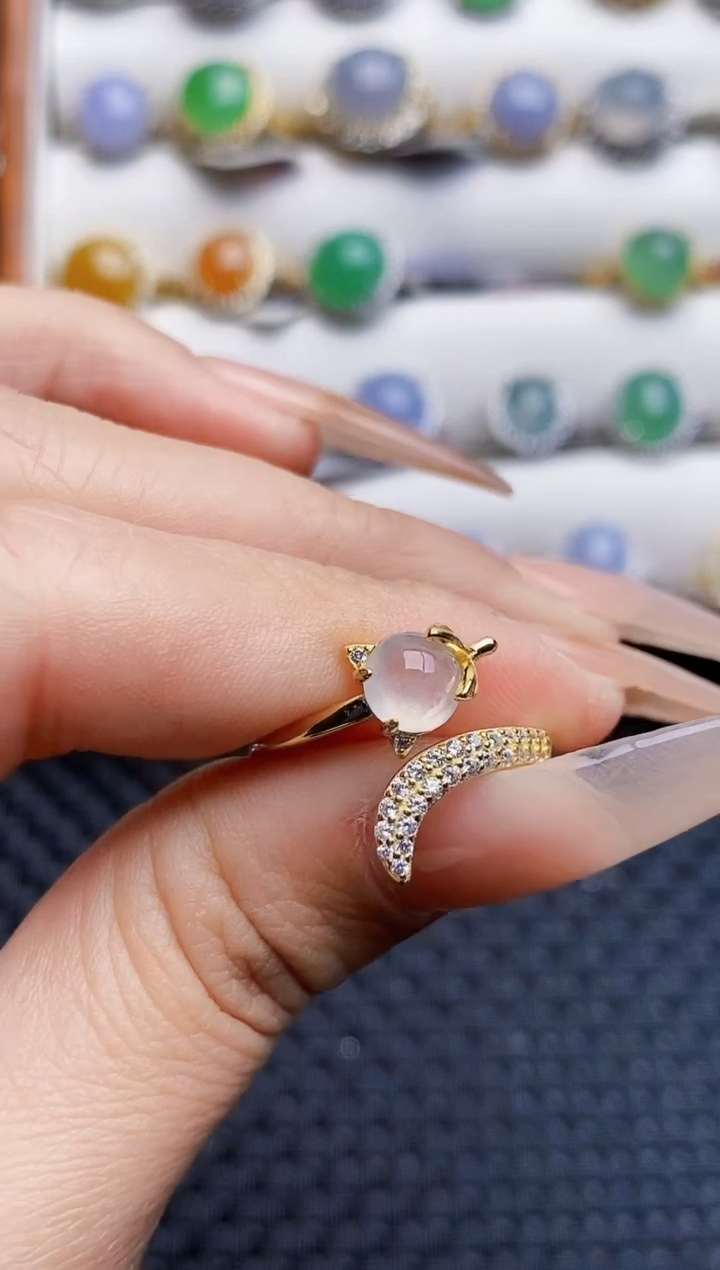 银S925镶嵌戒指翡翠1252