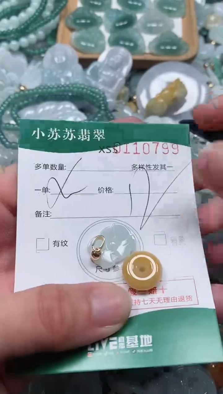 【闪购商品】翡翠颈饰未镶嵌闪购商品0110799