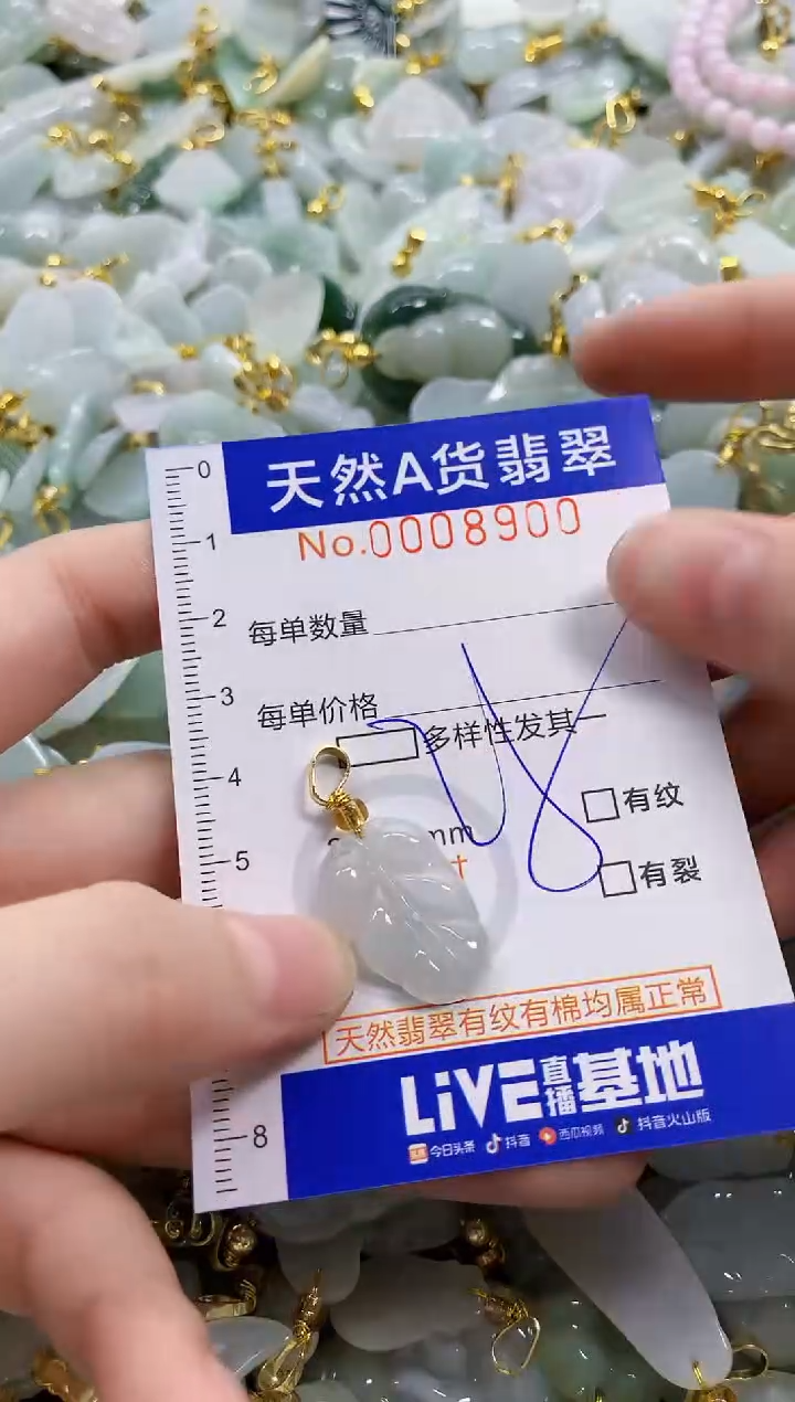 颈饰未镶嵌翡翠天然A货翡翠