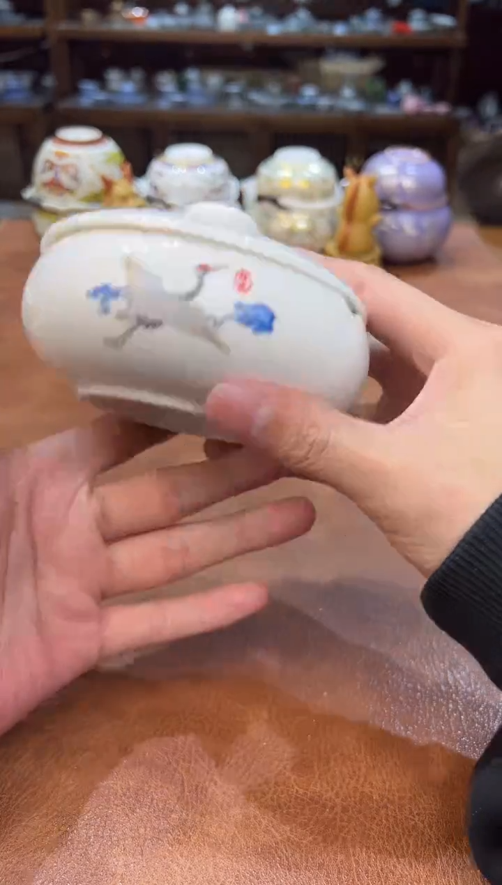 真的很便宜会开片的旅行茶具