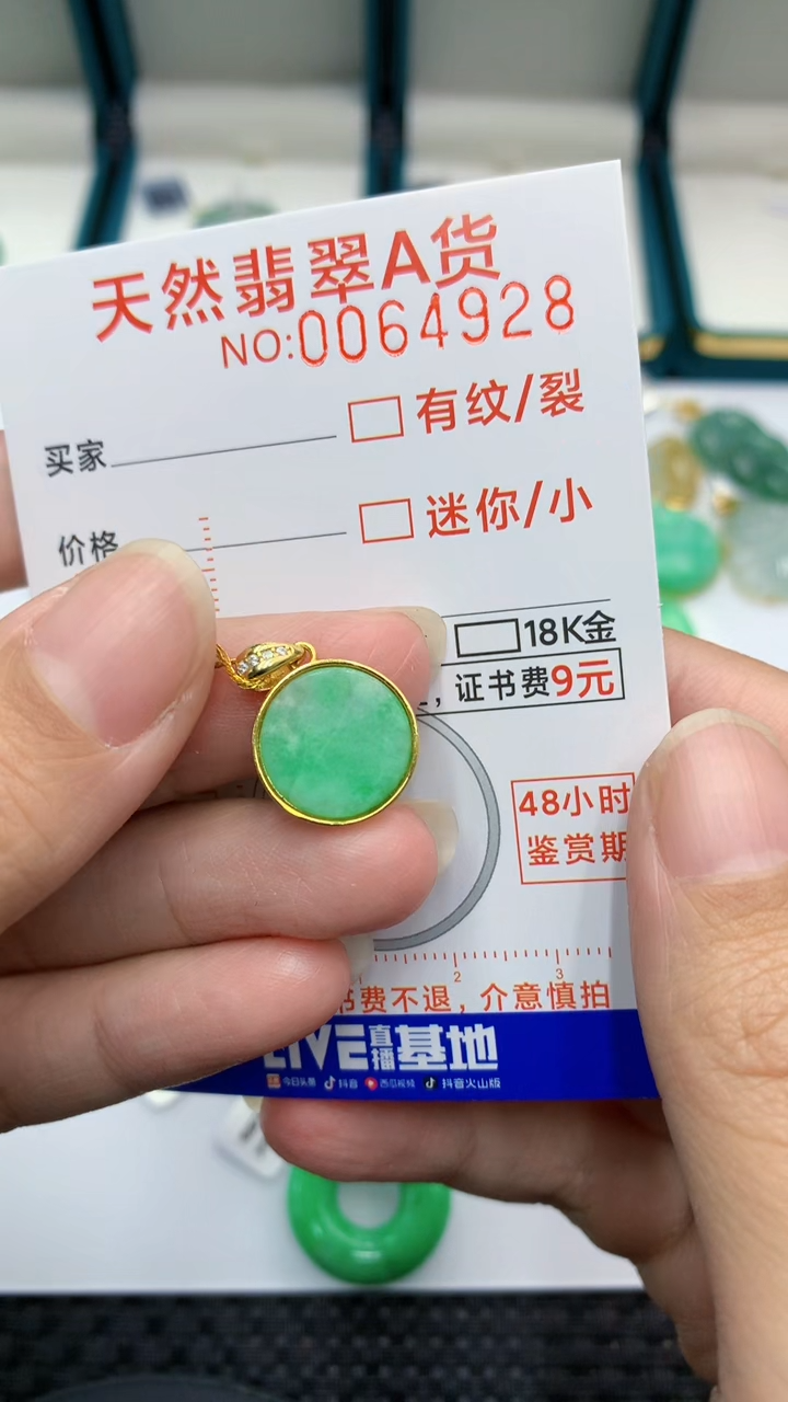 【闪购商品】翡翠颈饰银S925镶嵌            8