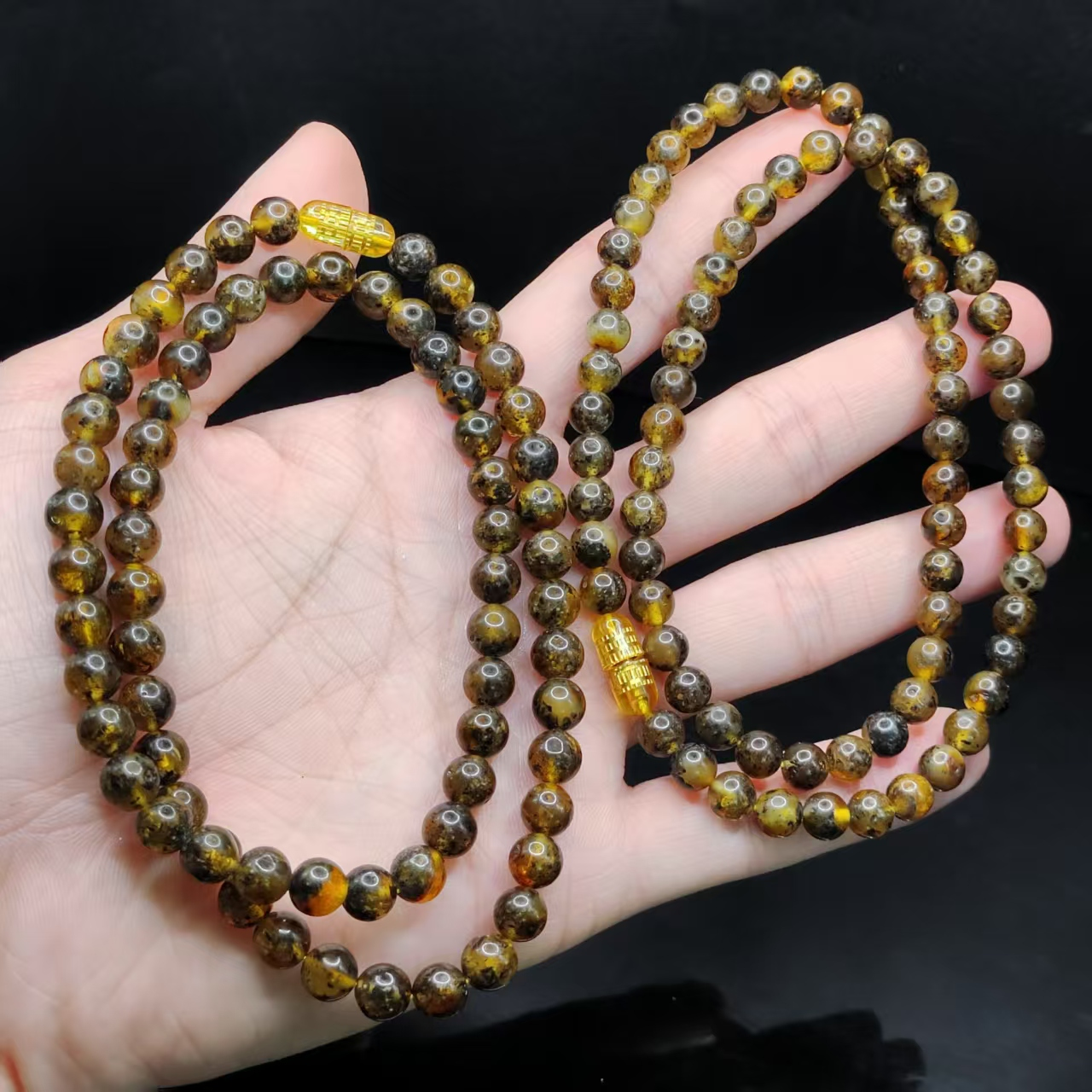 【康康严选】药珀琥珀妈妈项链M7【多样性发其一】约7mm