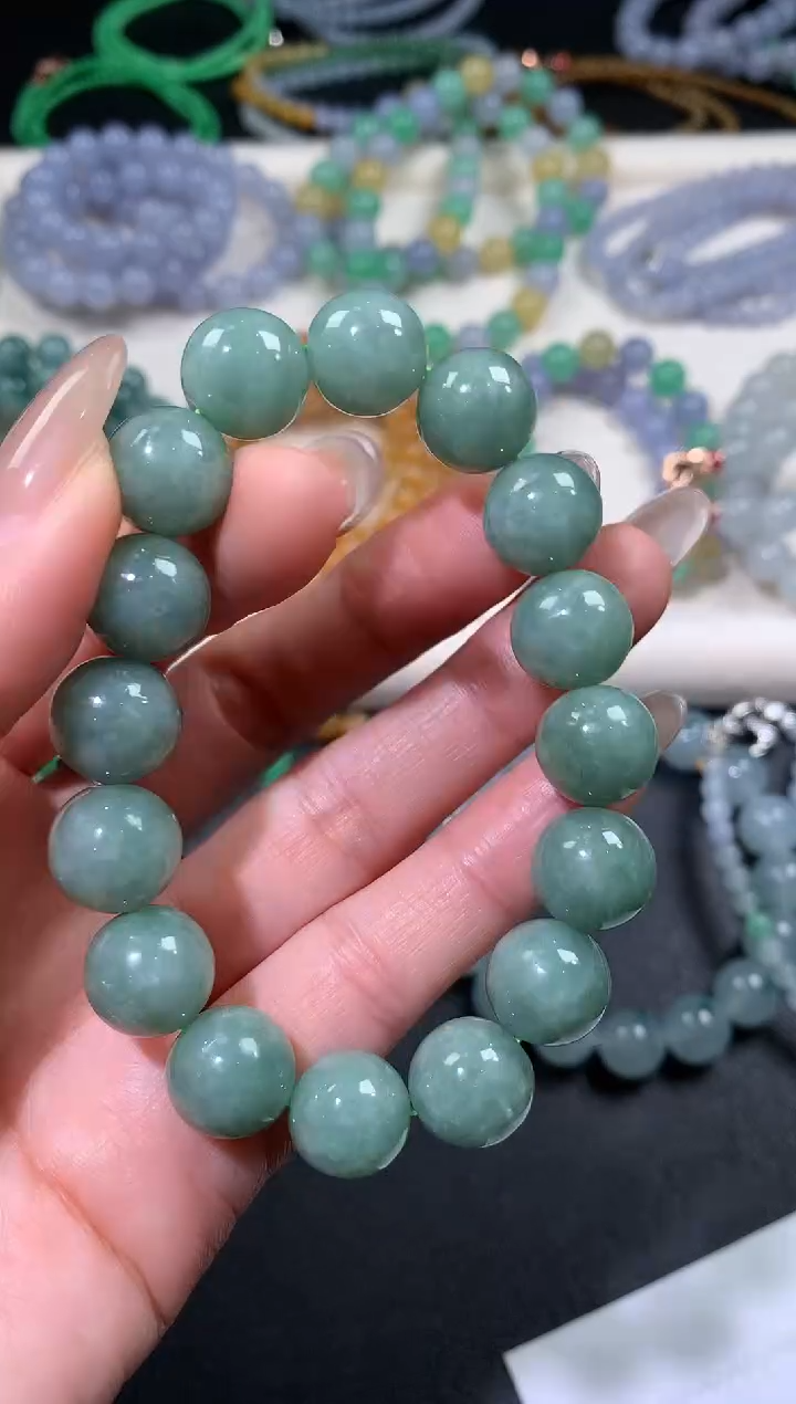 未镶嵌手串翡翠翡翠
