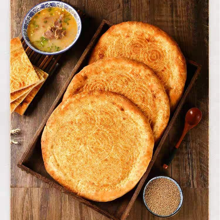 新疆疆小来芝麻馕300克*3个独立包装