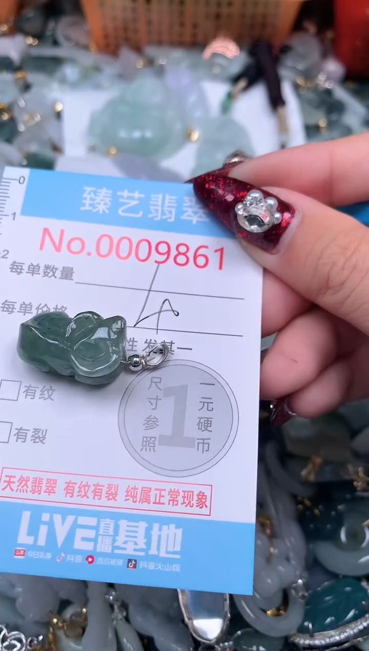 颈饰未镶嵌翡翠9861