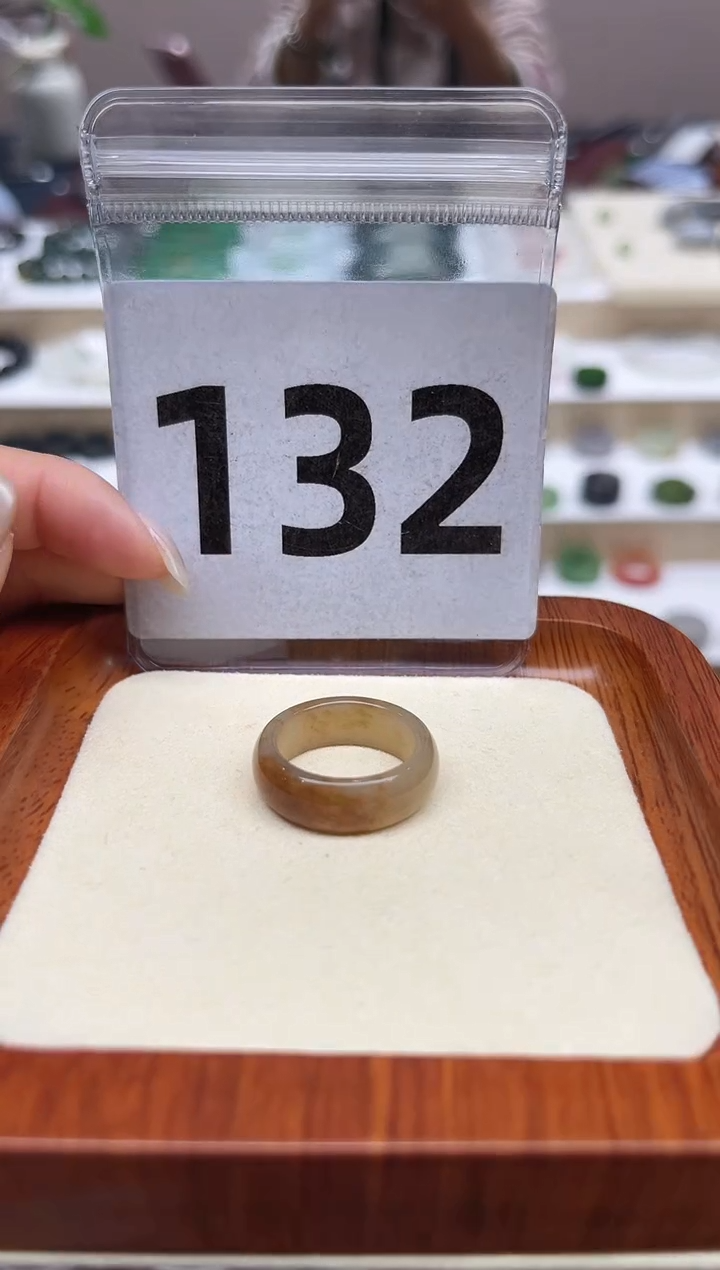 【闪购商品】和田玉戒指未镶嵌港码14号，内径17mm