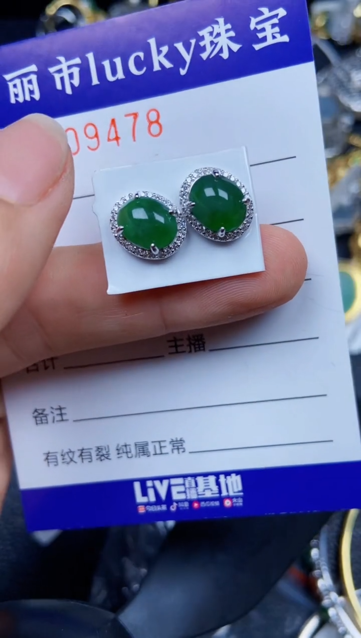 【闪购商品】翡翠颈饰银S925镶嵌9478